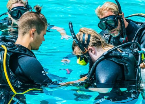 PADI open water diving course for beginners