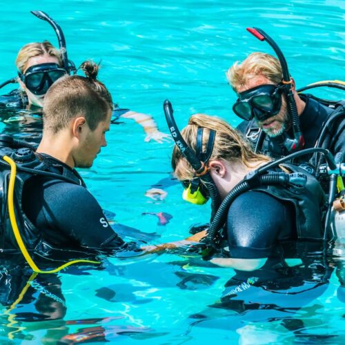PADI open water diving course for beginners